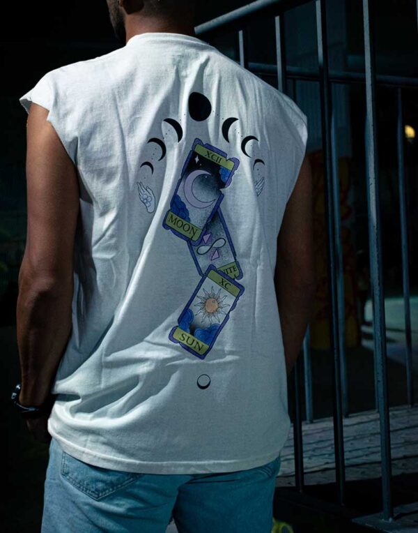 Musculosa oversize "Luna" by Blue Ink