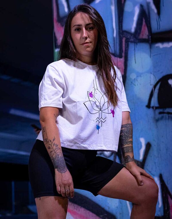 Remera Crop Top "Acuario by Blueink"