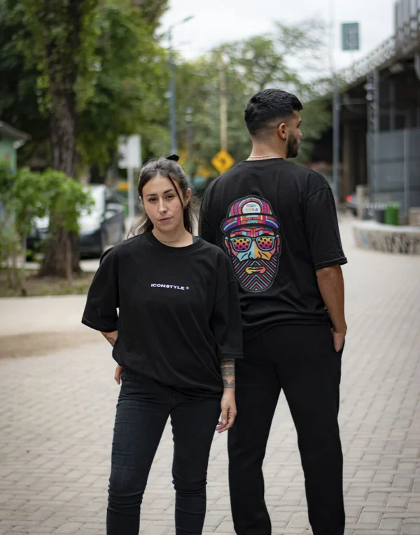 Remera Oversize - "FACE ICON" - Imagen 4