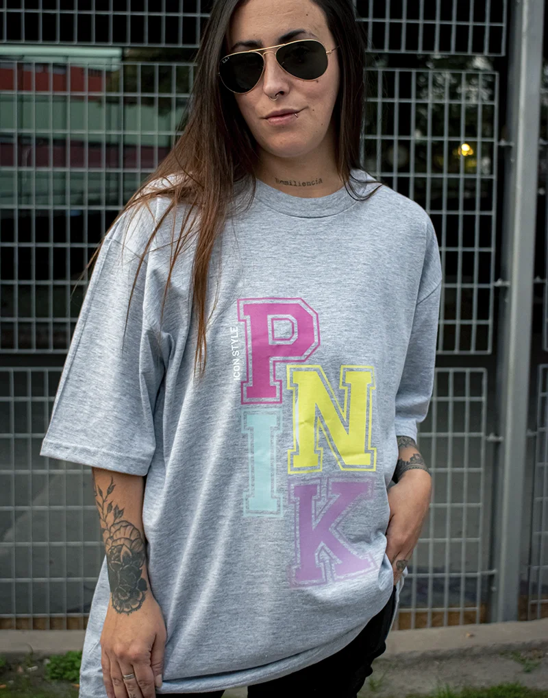 Remera Oversize – Pink