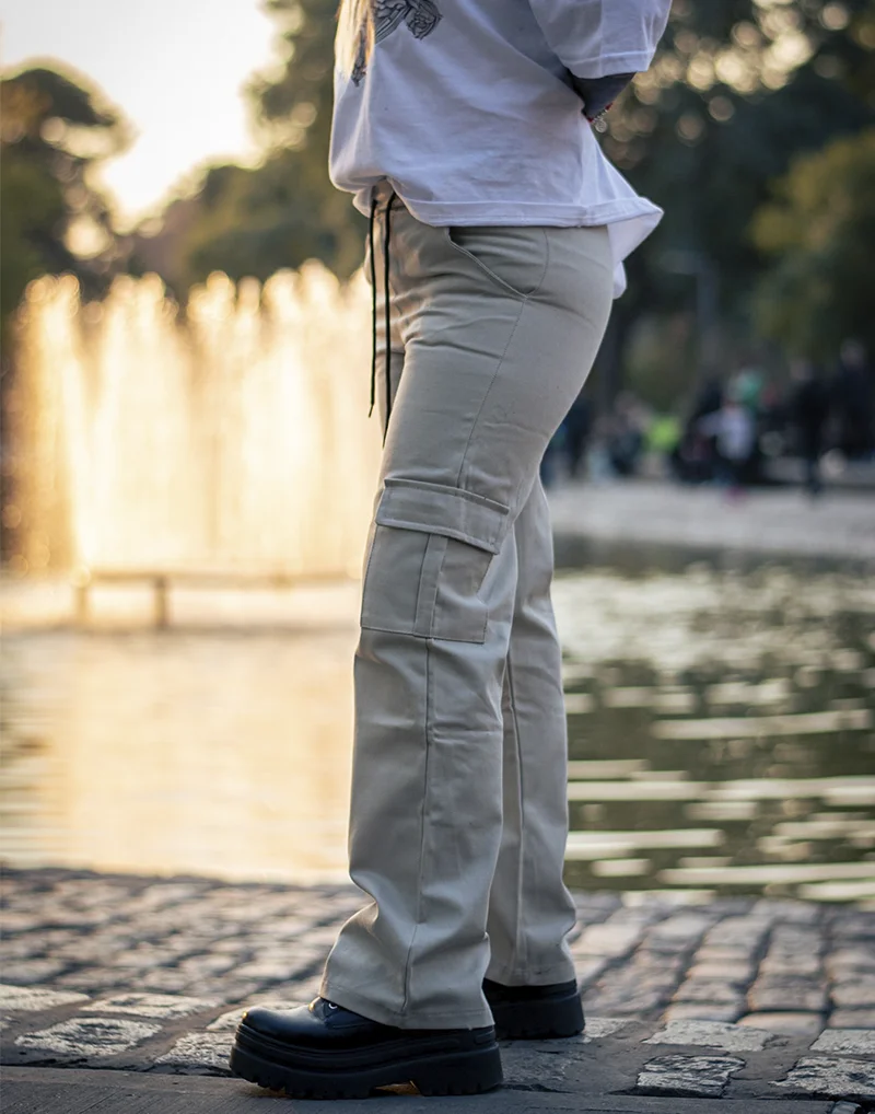 Pantalon cargo mujer